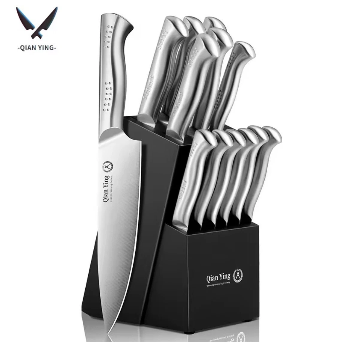 14-Piece Stainless Steel Kitchen Knife Set with Block Holder – Professional Chef
Opens in a new wind