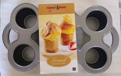 NORDIC WARE 6 Cavity Popover Pan - 5 Cups- 1.2 Liters - Made in USA - BRAND NEW