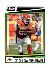 2022 Score - Clyde Edwards-Helaire #117