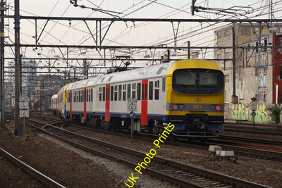 Foto SNCB Belgische Eisenbahn 6x4 Baureihe 86 EMU 927 fährt Antwerpen Berchem um 2023
