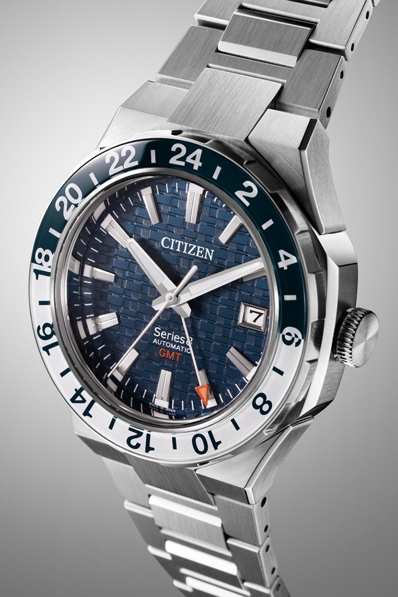 Citizen Series 8 NB6034-58L GMT Blue Analog Automatic Japan