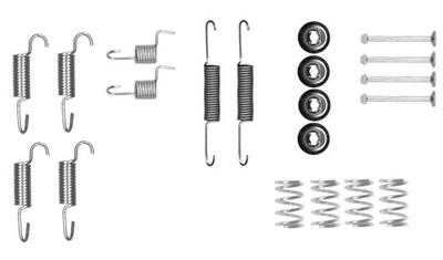 TEXTAR 97046200 Zubehörsatz, Feststellbremsbacken für CHEVROLET,DAEWOO,SUZUKI