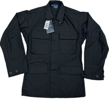 Men's Black BDU Tactical Military Uniform 4-Pocket Coat Shirt XS Reg NWT