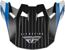 FLY RACING Formula Carbon Prime Visor Blue/White/Blue Carbon Xl/2x 73-47104L