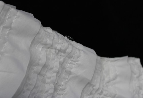 Lulu's Women's Emele Textured Adjustable Strap Tiered Mini Dress EJ3 White Small - Picture 3 of 6