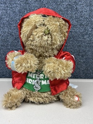 Gemmy Hip Hop Dawg Rapping Christmas Singing Dog Plush Sings ''Ridin Dirty'' Works