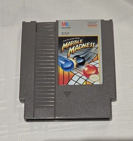 Vintage 1985 NES Marble Madness Nintendo Game With Sleeve