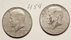KENNEDY HALF DOLLAR,  40%  SILVER, 1968-D,  !968-D, ---454