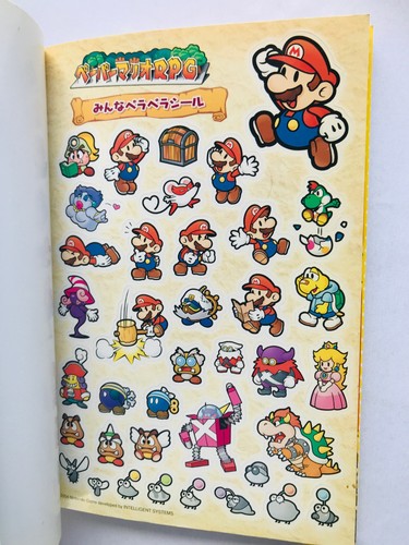 Paper Mario RPG Event Complete Clear Book Guide GC Strategy First Editi Sticker - Picture 8 of 8