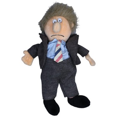 Uli Stein Plüschfigur Mann im Anzug 26 cm beige Vintage