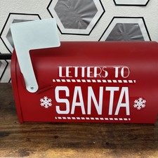LETTERS TO SANTA TABLETOP MAILBOX SANTA LETTER HOLDER