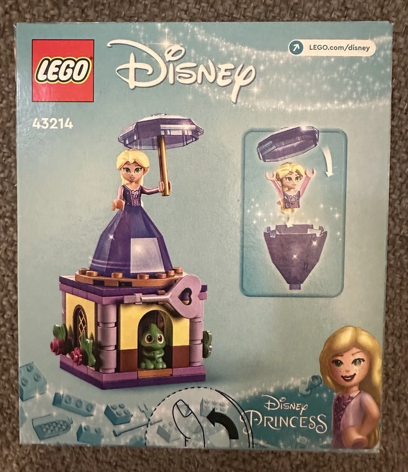 Lego 43214 Disney Princess 43214 Twirling Rapunzel Retired Lego Set - New In Box - Image 2 of 2