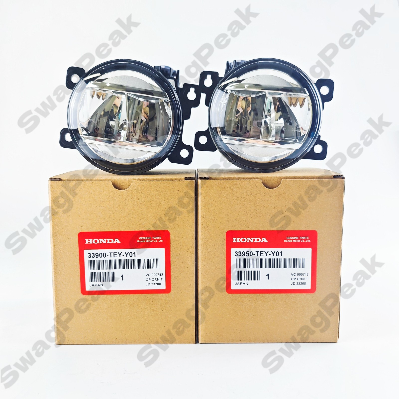 OEM For 17-24 Honda Civic Odyssey Pilot Acura 1Pair LED Fog Lamp Right & Left