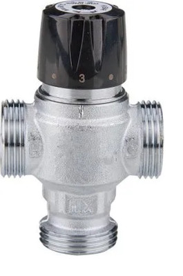 Brauchwassermischer Therm. Easyflow Mix 796 30-65°C Kvs 1,5 DN15 3/4`` AG