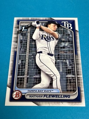 2024 Bowman Draft Nathan Flewelling 1st Bowman #BD-88 Tampa Bay Rays Qty Avail