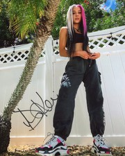 Dakota Kai (funhouse metallic 8x10) WWE photo signed auto autographed
