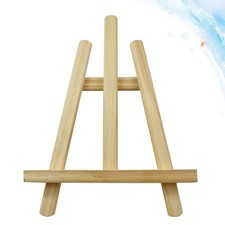 Mini Wood Easel Tripod Stand for Displaying Photo Frames and Small Paintings