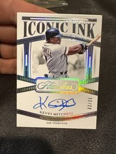 Kevin Mitchell 2024 Panini Flawless Iconic Ink Silver Auto #/25 SF Giants #II-KM