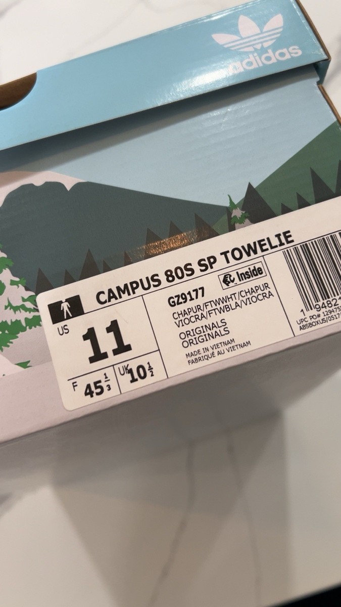 adidas gazelle silver green womens Campus 80s “South Park Towelie” main image 0