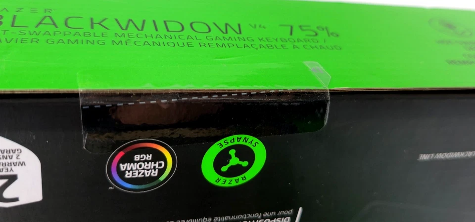 Razer BlackWidow V4 75% Hot-Swap Mechanical Gaming Keyboard, RGB/Black - Image 4 of 4