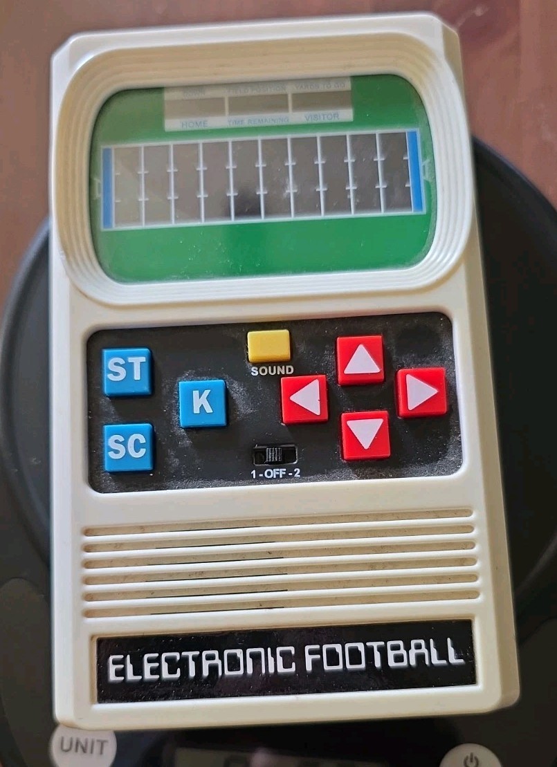 Mattel Electronic Football Handheld Retro LED Game