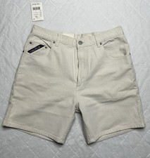 Nautica Marine Denin Men's Vintage 80  s 90  s Shorts Beige NWT Rare Sz 34