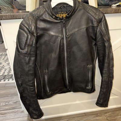 esprit トラッカージャケット　vintage　古着　珍品 アメリカ古着 Vintage Esprit Leather Biker Jacket Size 40 | eBay