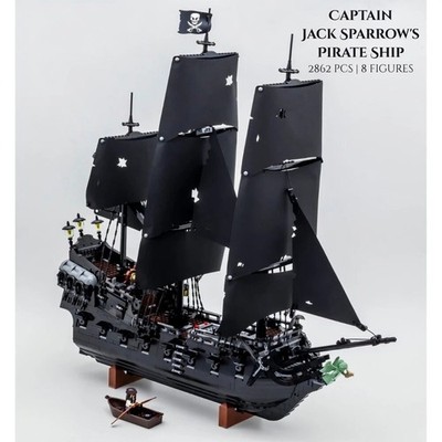 Bausteine - Captain Jack Sparrow's Piratenschiff | 2862 Teile (10365) ABS Bausatz