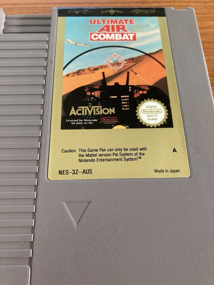 NES ~ ULTIMATE AIR COMBAT Nintendo Game NES-3Z-AUS Cart + Inst + Sleeve Pal A - Image 3 of 4