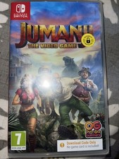 Jumanji Nintendo Switch The Video Game Brand New & Sealed Code In A Box