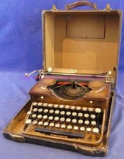 Royal Portable chargierend braun  - Schreibmaschine alt antik - Samlg. GAT 1832