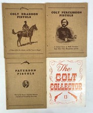 Lot Of 4 Vintage Books On Colt Revolvers Dragoon Paterson Percussion Collector