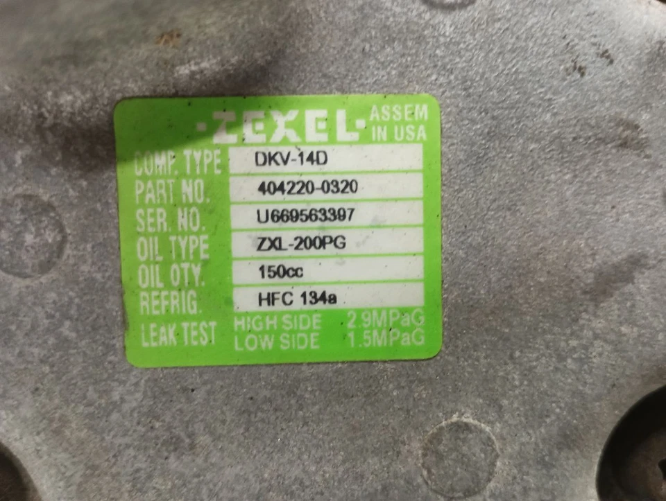 1997 年斯巴鲁 Legacy 2.2 升 12050677 交流电压缩机 — 第 4/4 张图片