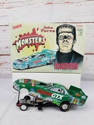 Autographed John Force Universal Frankenstein NHRA 2000 Mustang Funny Car 1:24