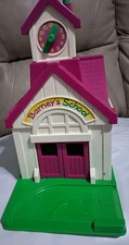 Vintage 1993 Barney  Friends Lyons Group Schoolhouse School House Play Set ONLY