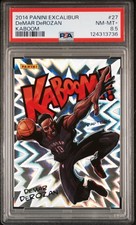 2014-15 Panini Excalibur DeMar DeRozan Kaboom! #27 PSA 8.5