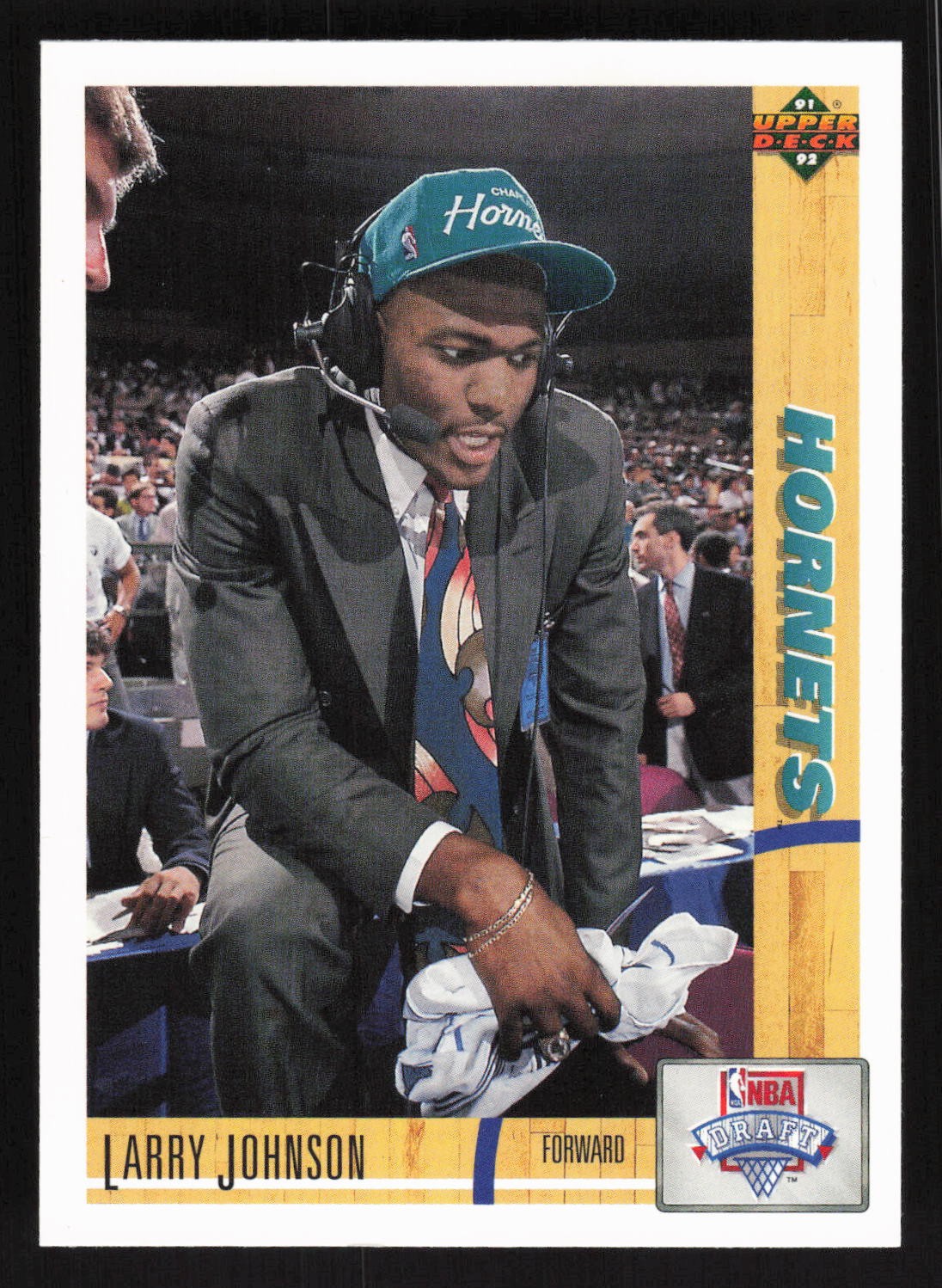 1991-92 Upper Deck #2 Larry Johnson Card