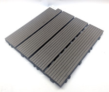 Outdoor Square Plastic Wood look Flooring Tiles  - Patio Garden Pools Deck 29x29