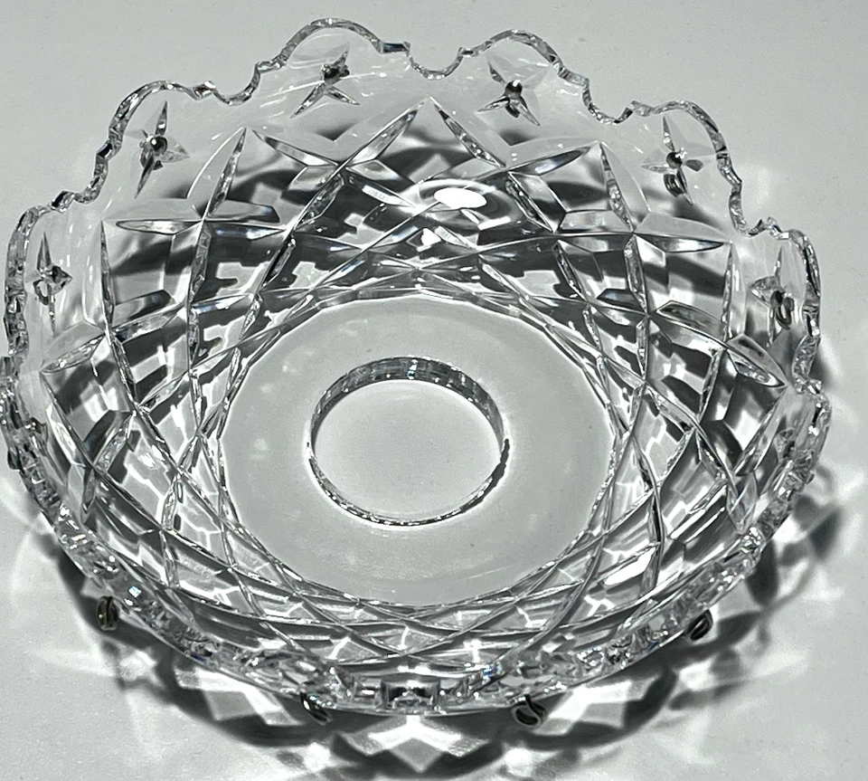 2 LUSTRE/CANDELABRO DE CRISTAL WATERFORD SUBSTITUIÇÃO BOBECHE 12 PINOS 4 5/8" - Imagem 2 de 4