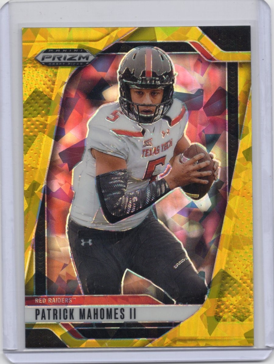 2025 Panini Prizm Draft Picks - Patrick Mahomes II #198 Gold Ice Prizm