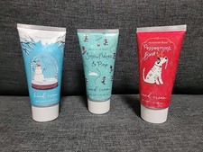 Christmas Hand Cream Set Of 3 Peppermint, Snowflakes Pine, Vanilla 3.04 Fl Oz.
