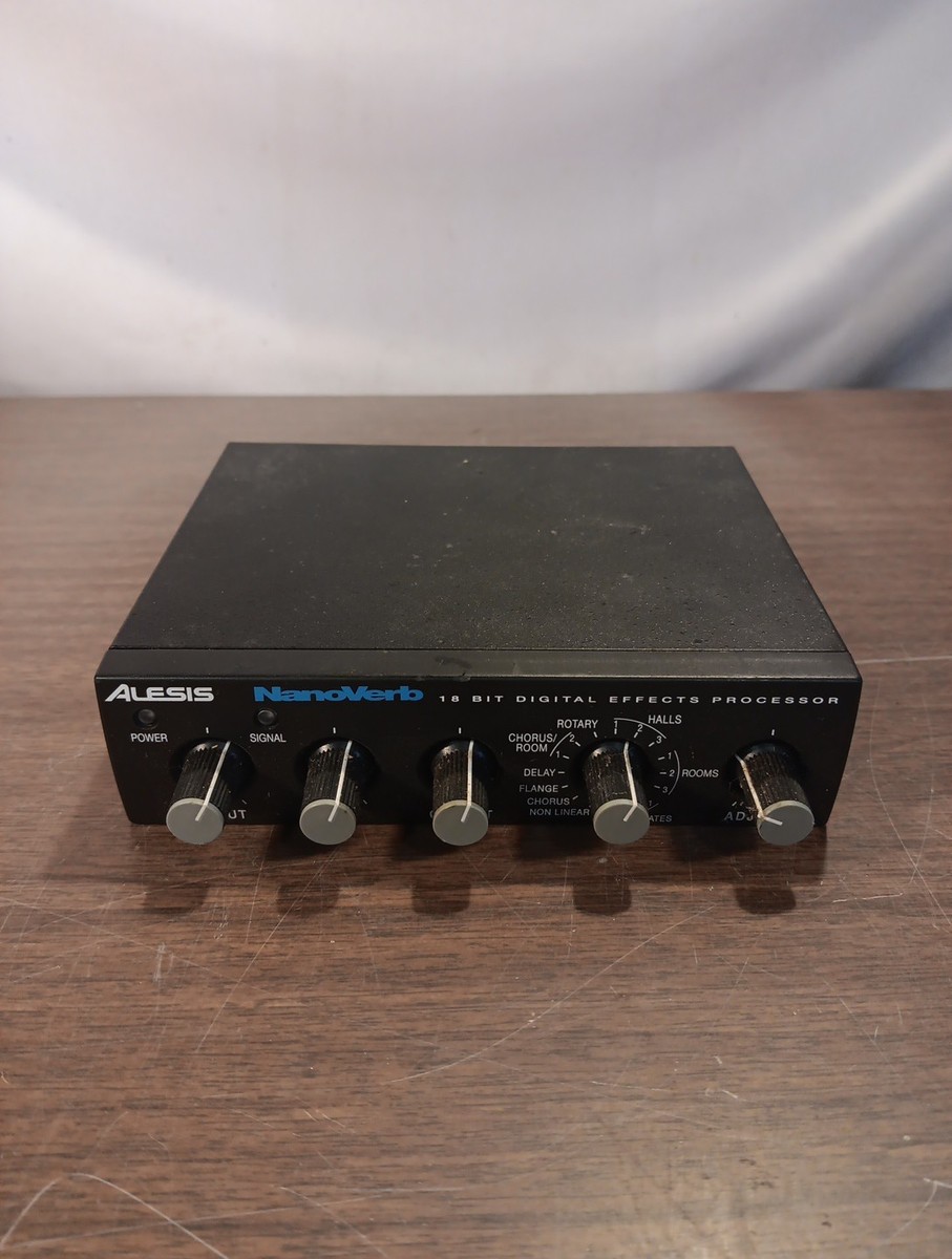 ALESIS NANOVERB 18-BIT DIGITAL EFFECTS PROCESSOR - UNTESTED | eBay