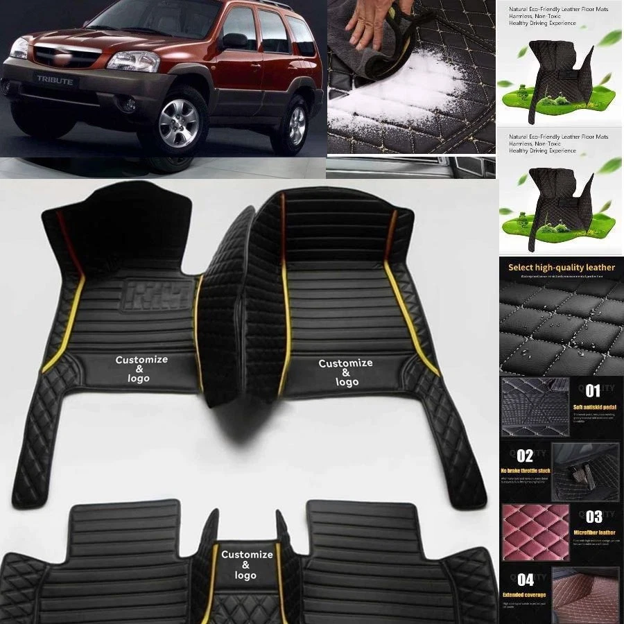 For Mazda Tribute Car Floor Mats Carpets Cargo Liners Custom All Weather Foto 4 de 4