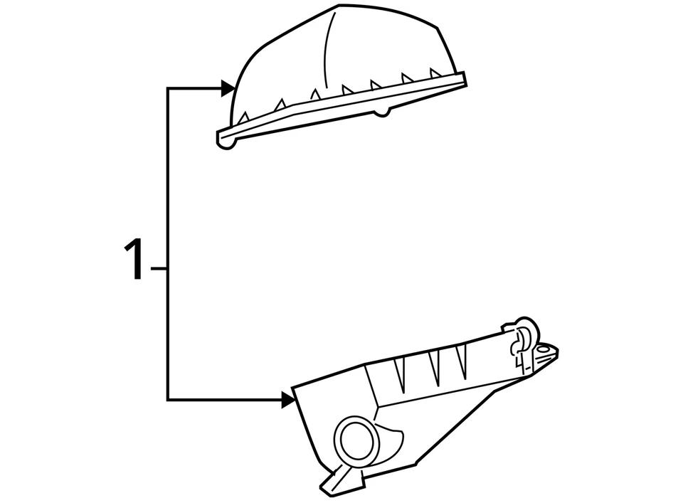 Air Cleaner 4.6L Without Police Package Fits 03-04 CROWN VICTORIA 577970 - Image 4 of 4