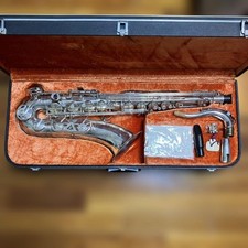 YANAGISAWA T-500S Tenor Saxophone Silver Used with Hard Case Mouthpiece