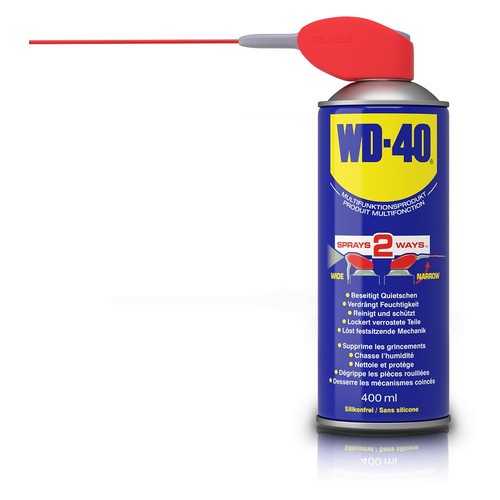 WD-40 1x 400ml AEROSOL MULTIFUNCIÓN + 1x 400ml AEROSOL DE SILICONA + 1x 400ml DISOLVENTE DE ÓXIDO - Imagen 4 de 9