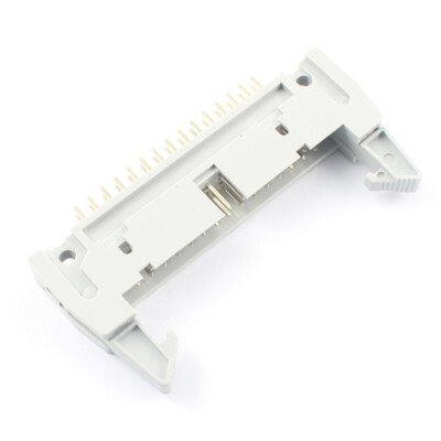 10Pcs 2.54mm Pitch 30 Pin 2x15 Male Straight Ejector Header Connector Latch