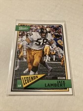 2018 Classics Football Legends #173 Jack Lambert Steelers