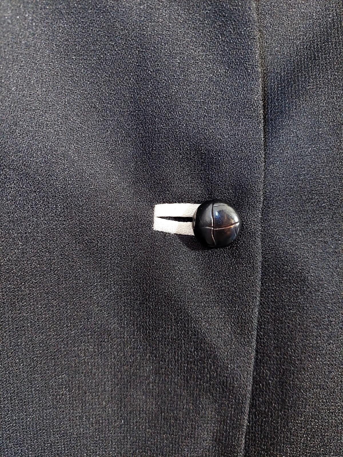 JOSEPH RIBKOFF Jacket Black Solid Beige Striped 1… - image 7