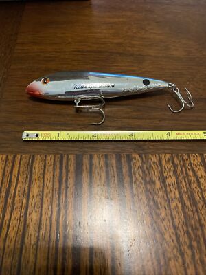 Leurre De Pêche Vintage Cordell Ratt'l Spot Minnow – 4,25 Pouces, Chrome/bleu, 3/4 Oz